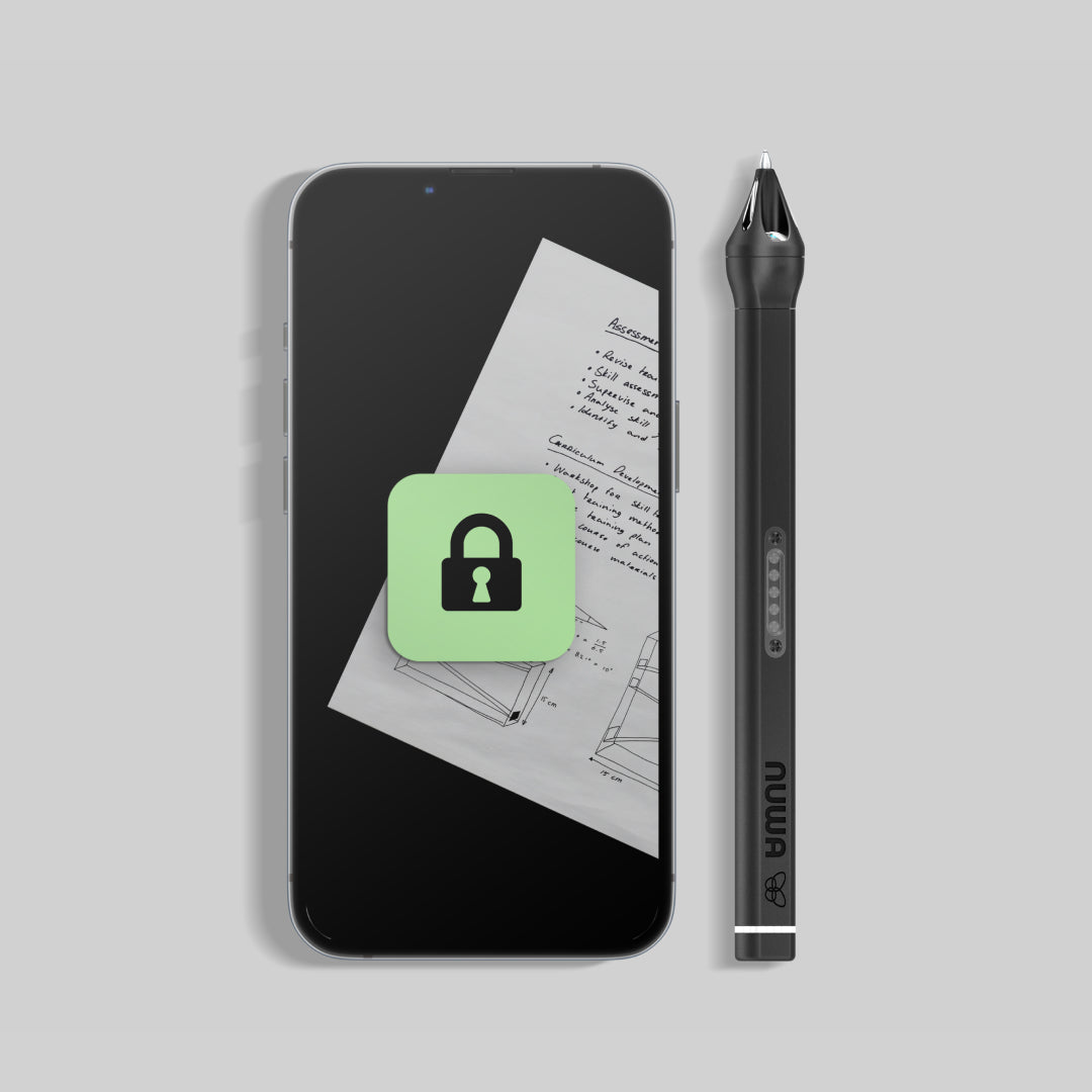 Secured digitized notes